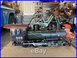 Bachman G Scale 4-6-0 Steam Locomotive Train Set. Locomotive Runs smooth. No box