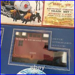 Bachman Silverton Flyer Vintage Electrically Operated Train Set G Scale