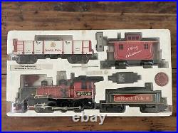 Bachmann 7th Avenue Holiday Express Large G Scale Train Set Anniversary 90063