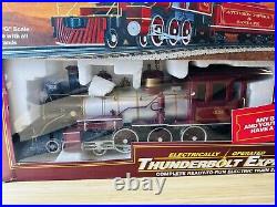 Bachmann 90011 G-scale Big Haulers Santa Fe Thunderbolt Express Train No Track