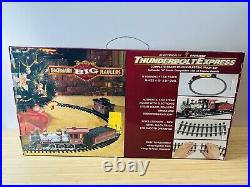 Bachmann 90011 G-scale Big Haulers Santa Fe Thunderbolt Express Train No Track