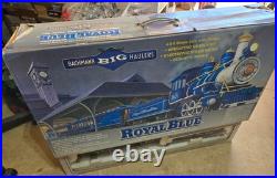 Bachmann 90016 Big Haulers Royal Blue G Scale Electric Model Railroad Train Set