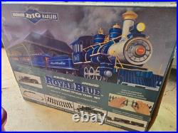 Bachmann 90016 Big Haulers Royal Blue G Scale Electric Model Railroad Train Set