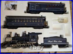 Bachmann 90016 Big Haulers Royal Blue G Scale Electric Model Railroad Train Set