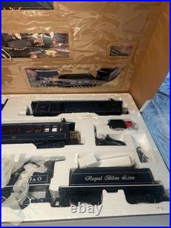 Bachmann 90016 Big Haulers Royal Blue G Scale Electric Model Railroad Train Set
