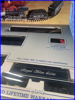 Bachmann 90016 Big Haulers Royal Blue G Scale Electric Model Railroad Train Set