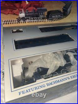 Bachmann 90016 Big Haulers Royal Blue G Scale Electric Model Railroad Train Set