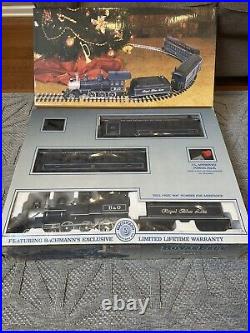 Bachmann 90016 Big Haulers Royal Blue G Scale Electric Railroad Train Set