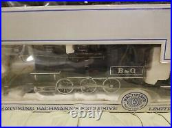 Bachmann 90016 Royal Blue G Gauge Steam Train Set Box. Train Cars Only