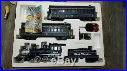 Bachmann 90016 Steam Locomotive G-Scale Royal Blue Railway & Train Set -C169