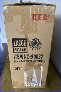 Bachmann 90037 The Night Before Christmas Train Set Layout Large G Scale NEW