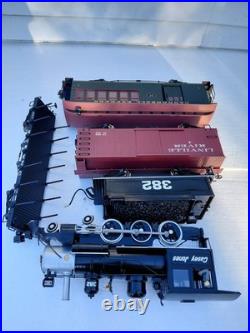 Bachmann 90039 G Gauge Model Railroad Casey Jones 4-6-0 Steam Freight Set