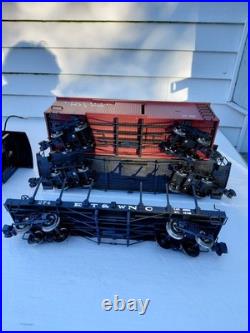 Bachmann 90039 G Gauge Model Railroad Casey Jones 4-6-0 Steam Freight Set