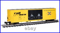 Bachmann 93573 G-Scale Aristo 53' Evans Boxcar Railbox Rail Box, NEW RELEASE