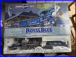 Bachmann Big Hauler B&O Royal Blue Lot Set Of 4 G Scale Ready To Run New In Box