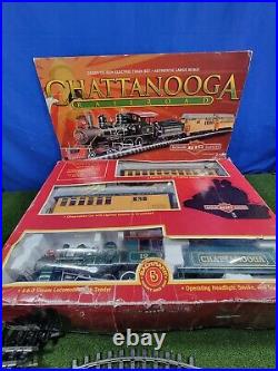 Bachmann Big Hauler Chattanooga G Scale Steam Locomotive Set in Box