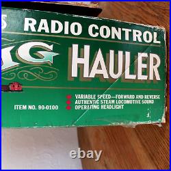 Bachmann Big Hauler G Scale Train Set Radio Control Vintage 1989 Near Complete
