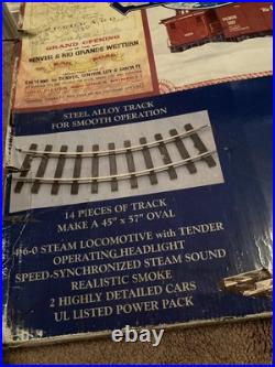 Bachmann Big Hauler Silverton Flyer G Scale Train Set Working Read Description