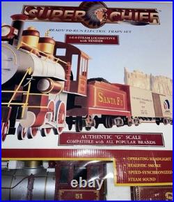 Bachmann Big Hauler Super Chief G Scale Train Set Steam Locomotive (read)