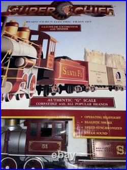 Bachmann Big Hauler Super Chief G Scale Train Set Steam Locomotive (read)