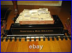 Bachmann Big Hauler Train Set Gold Rush G Gauge Denver & Rio Grande