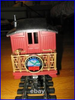 Bachmann Big Hauler Train Set Gold Rush G Gauge Denver & Rio Grande