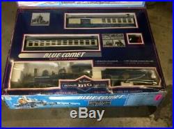 Bachmann Big Haulers 4-6-0 Blue Comet Atlantic City Express Train Set 58616 Nice