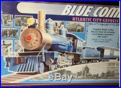 Bachmann Big Haulers 4-6-0 Blue Comet Atlantic City Express Train Set 58616 Nice