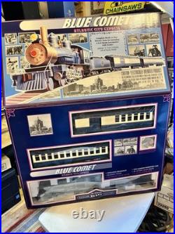 Bachmann Big Haulers Blue Comet Atlantic City Express G Scale Train Set 4-6-0