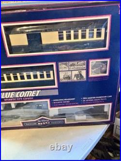 Bachmann Big Haulers Blue Comet Atlantic City Express G Scale Train Set 4-6-0