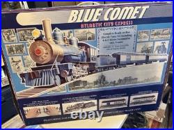 Bachmann Big Haulers Blue Comet Atlantic City Express G Scale Train Set 4-6-0
