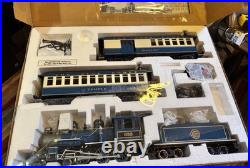 Bachmann Big Haulers Blue Comet Atlantic City Express G Scale Train Set 4-6-0