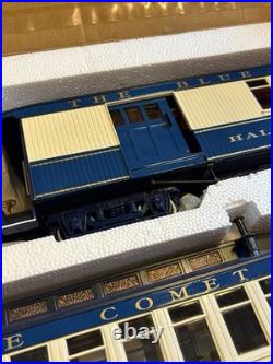 Bachmann Big Haulers Blue Comet Atlantic City Express G Scale Train Set 4-6-0