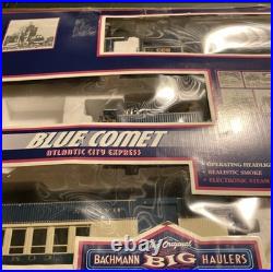 Bachmann Big Haulers Blue Comet Atlantic City Express Train Set G Scale
