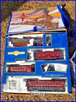 Bachmann Big Haulers G Scale North Star Express Train Set used Santa Christmas