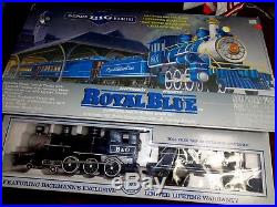 Bachmann Big Haulers G Scale Royal Blue Electric Train Set