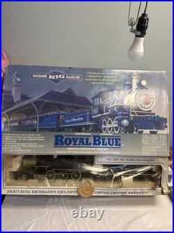 Bachmann Big Haulers G Scale Royal Blue Train Set