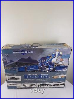 Bachmann Big Haulers G Scale Royal Blue Train Set 90016 4-6-0 steam locomotive