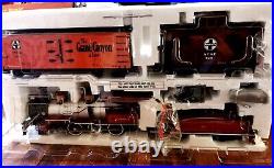 Bachmann Big Haulers Pioneer 4-6-0 steam smoke Locomotive Train Set G Scale
