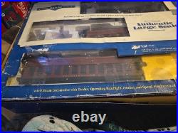 Bachmann Big Haulers Pioneer 4-6-0 steam smoke Locomotive Train Set G Scale Bachmann Big Haulers Pioneer 4-6-0 steam smoke Locomotive Train Set G Scale