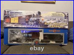 Bachmann Big Haulers Rocky Mountain Express Train Set G Scale 4-6-0 Steam Engine
