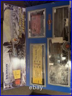 Bachmann Big Haulers Rocky Mountain Express Train Set G Scale 4-6-0 Steam Engine