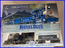 Bachmann Big Haulers Royal Blue 90016 Complete Ready-to Run Train Set G scale NI