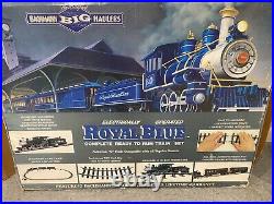 Bachmann Big Haulers Royal Blue G Scale Electric Model Railroad Set Untested