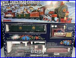 Bachmann Big Haulers White Christmas Express Train Set G Scale 90023 No Track