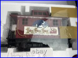 Bachmann Big Haulers White Christmas Express Train Set G Scale 90023 No Track