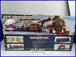 Bachmann Big Haulers White Christmas Express Train Set G Scale 90023 No Track