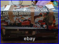 Bachmann Big Haulers White Christmas Express Train Set G Scale 90023 With Track