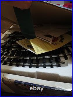 Bachmann Big Haulers White Christmas Express Train Set G Scale 90023 With Track