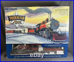 Bachmann Big Haulers Wonderland Flyer Electric Train Set 90047 G Scale. CLEAN